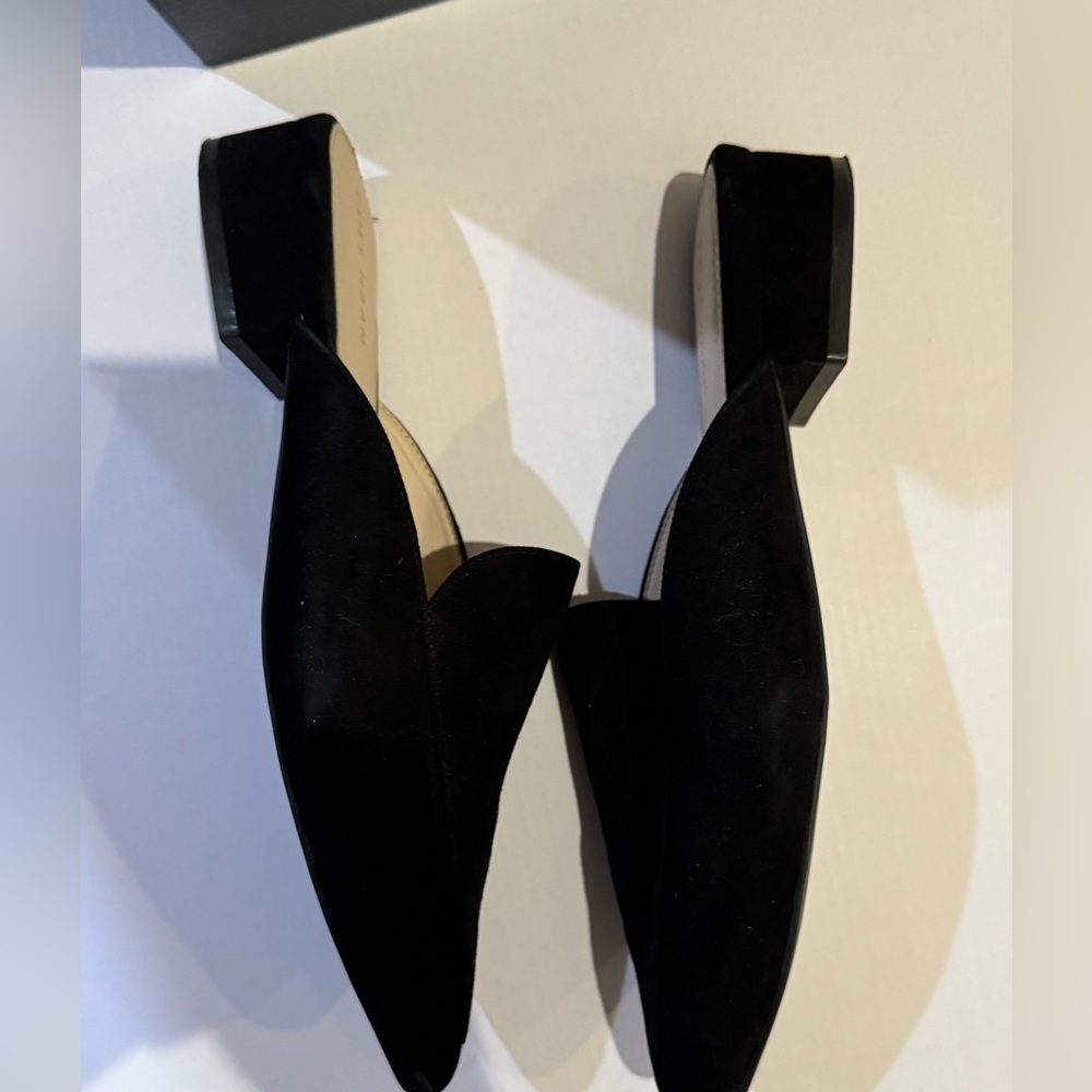 Cole Haan Black Suede Piper Mule - Picture 14 of 15